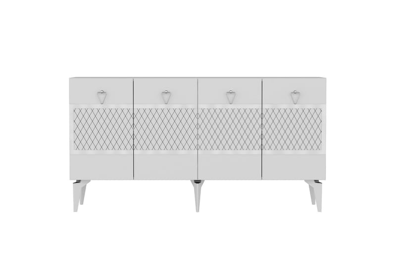 Ipek Konsollbord 150 cm - Vit/Silver - Möbler - Bord & matgrupper - Avlastningsbord - Hallbord