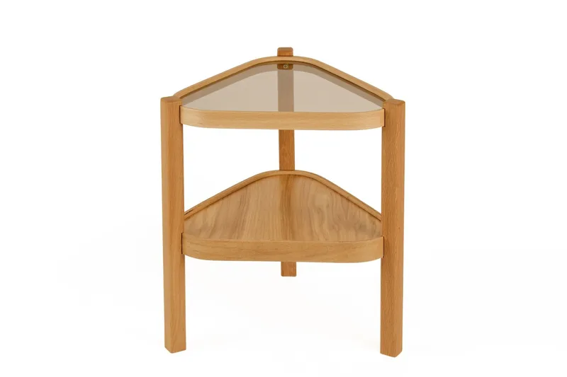 Isdahl Satsbord (2 delar) 45x60x45 cm - Ek Transparent - Möbler - Bord & matgrupper - Avlastningsbord - Satsbord