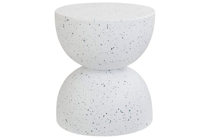 Jacksonville Sidobord 40 cm, Vit/Blå