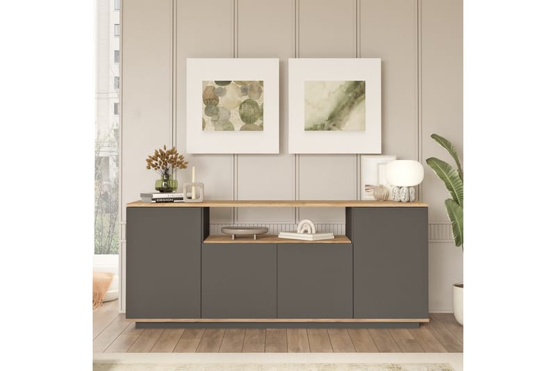 Jaivind Konsollbord 180 cm - Brun/Antracit - Möbler - Bord & matgrupper - Avlastningsbord - Hallbord