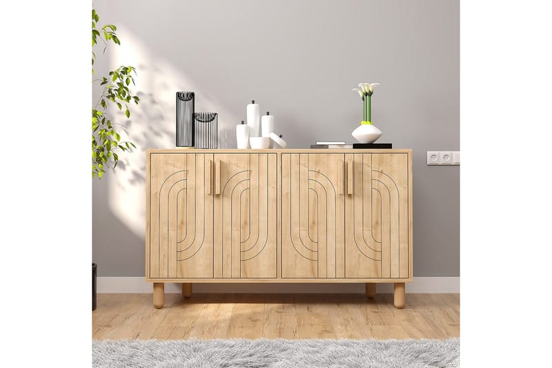 Januka Konsollbord 120 cm - Mediumfärgat trä - Möbler - Bord & matgrupper - Avlastningsbord - Hallbord