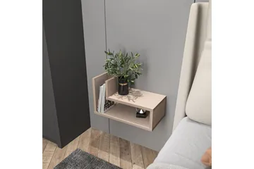 Jarlech Sängbord 45 cm - Beige - Möbler - Bord & matgrupper - Avlastningsbord - Sängbord & nattduksbord
