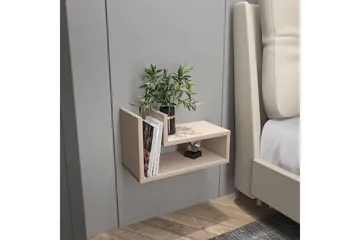 Jarlech Sängbord 45 cm - Beige - Möbler - Bord & matgrupper - Avlastningsbord - Sängbord & nattduksbord