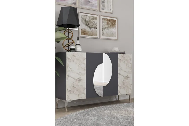 Jorel Konsollbord 120 cm - Antracit/Silver - Möbler - Bord & matgrupper - Avlastningsbord - Hallbord