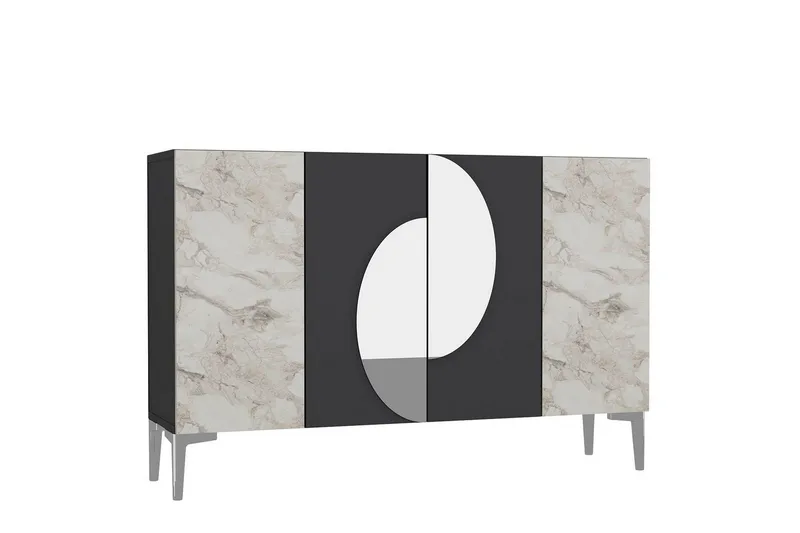 Jorel Konsollbord 120 cm - Antracit/Silver - Möbler - Bord & matgrupper - Avlastningsbord - Hallbord