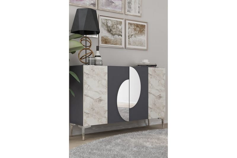 Jorel Konsollbord 120 cm - Antracit/Silver - Möbler - Bord & matgrupper - Avlastningsbord - Hallbord