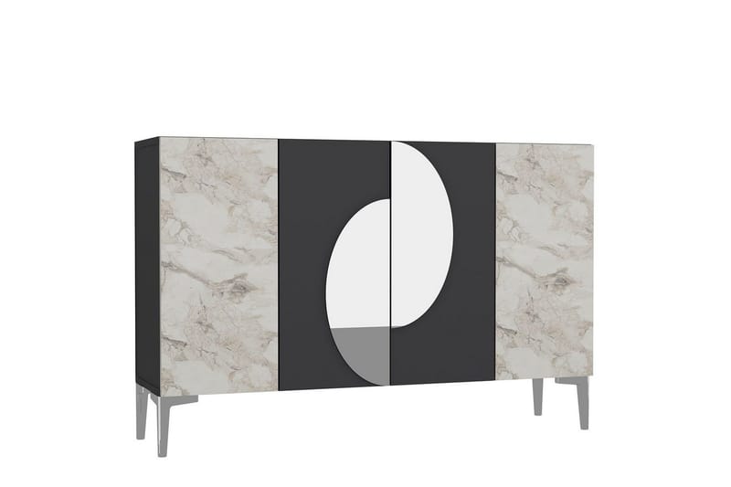 Jorel Konsollbord 120 cm - Antracit/Silver - Möbler - Bord & matgrupper - Avlastningsbord - Hallbord