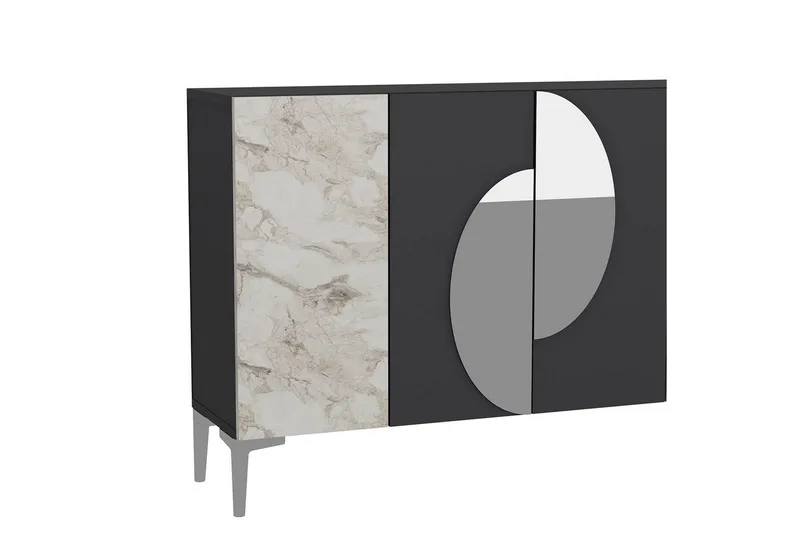 Jorel Konsollbord 120 cm - Antracit/Silver - Möbler - Bord & matgrupper - Avlastningsbord - Hallbord