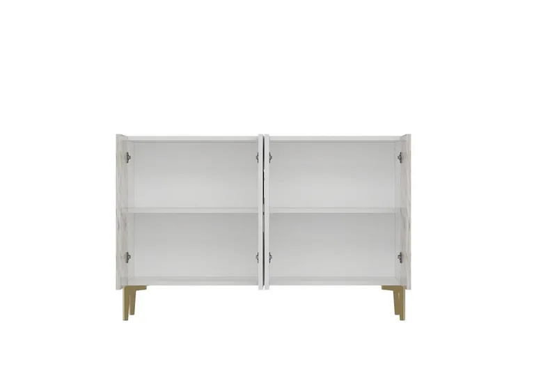 Jorel Konsollbord 120 cm - Vit/Guld - Möbler - Bord & matgrupper - Avlastningsbord - Hallbord