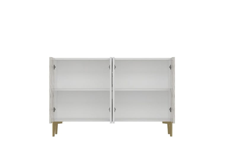 Jorel Konsollbord 120 cm - Vit/Guld - Möbler - Bord & matgrupper - Avlastningsbord - Hallbord