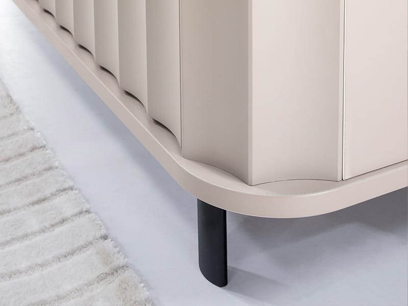 Joriel Sängbord 59 cm - Beige|svart - Möbler - Bord & matgrupper - Avlastningsbord - Sängbord & nattduksbord