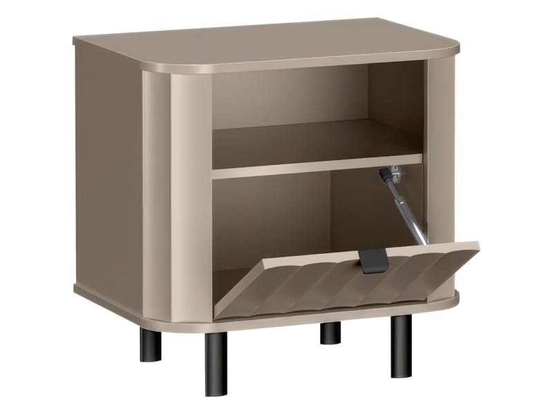 Joriel Sängbord 59 cm - Vit|svart - Möbler - Bord & matgrupper - Avlastningsbord - Sängbord & nattduksbord