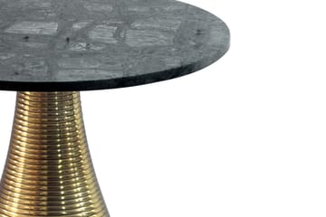 Junara Sidobord 40 cm - Mörkgrön och guld - Möbler - Bord & matgrupper - Avlastningsbord - Lampbord