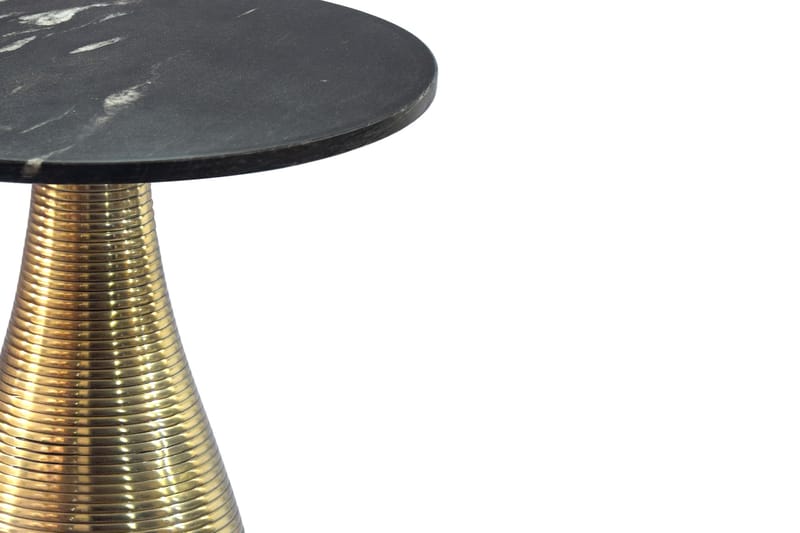 Junara Sidobord 40 cm - Svart och guld - Möbler - Bord & matgrupper - Avlastningsbord - Lampbord
