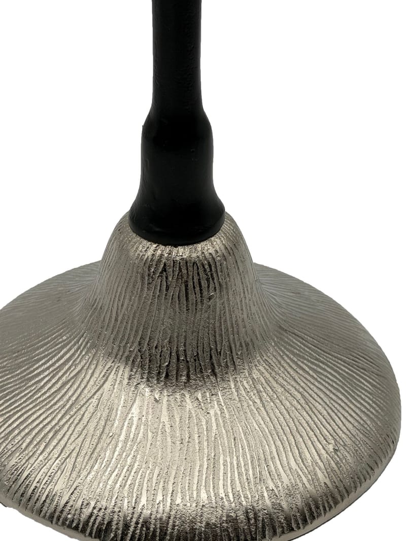 Junova Sidobord 29 cm Industriell stil - Silver och svart - Möbler - Bord & matgrupper - Avlastningsbord - Lampbord
