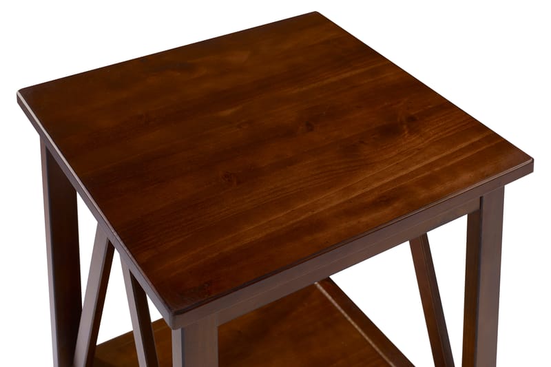 Kaholie Sidobord 51x45 cm - Brun - Möbler - Bord & matgrupper - Avlastningsbord - Lampbord