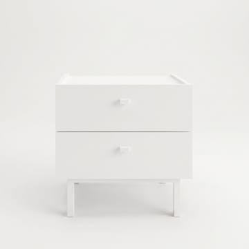 Kamulu Sängbord 47,9x47x36,8 cm - Vit - Möbler - Bord & matgrupper - Avlastningsbord - Sängbord & nattduksbord