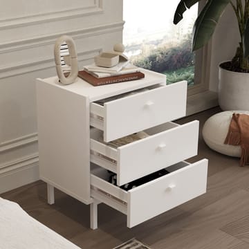 Kamulu Sängbord 47,9x63,5x36,8 cm - Vit - Möbler - Bord & matgrupper - Avlastningsbord - Sängbord & nattduksbord