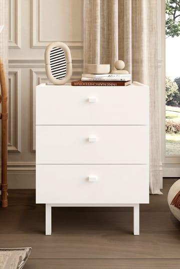 Kamulu Sängbord 47,9x63,5x36,8 cm - Vit - Möbler - Bord & matgrupper - Avlastningsbord - Sängbord & nattduksbord