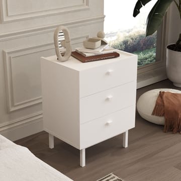 Kamulu Sängbord 47,9x63,5x36,8 cm - Vit - Möbler - Bord & matgrupper - Avlastningsbord - Sängbord & nattduksbord