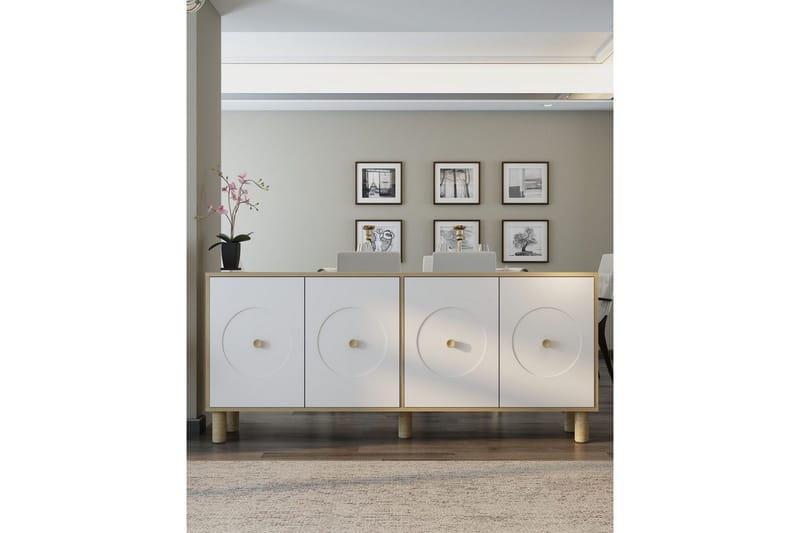 Katsuyoshi Konsollbord 180 cm - Natur/Vit - Möbler - Bord & matgrupper - Avlastningsbord - Hallbord
