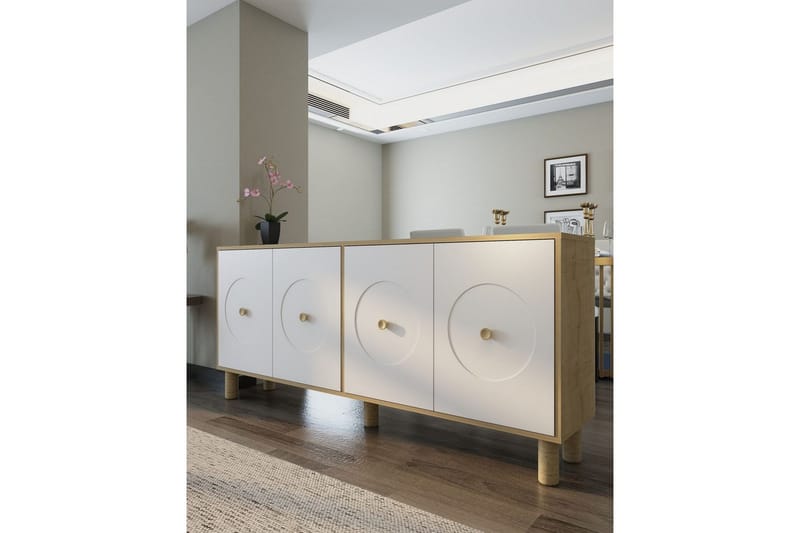 Katsuyoshi Konsollbord 180 cm - Natur/Vit - Möbler - Bord & matgrupper - Avlastningsbord - Hallbord