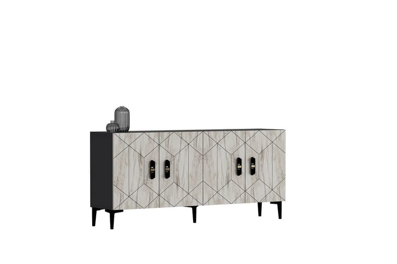Kaysie Konsollbord 150 cm - Silver/Antracit - Möbler - Bord & matgrupper - Avlastningsbord - Hallbord