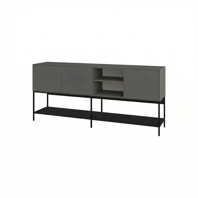 Kenvor Konsol 180x80x40 cm - Antracit, Wood Black, Svart - Möbler - Bord & matgrupper - Avlastningsbord - Hallbord