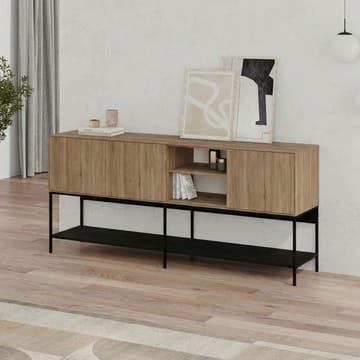 Kenvor Konsol 180x80x40 cm - Naturlig ek, Wood Black, svart - Möbler - Bord & matgrupper - Avlastningsbord - Hallbord