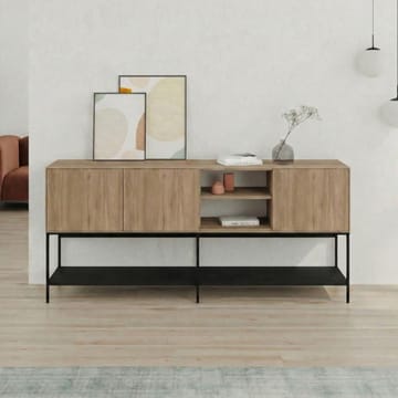 Kenvor Konsol 180x80x40 cm - Naturlig ek, Wood Black, svart - Möbler - Bord & matgrupper - Avlastningsbord - Hallbord