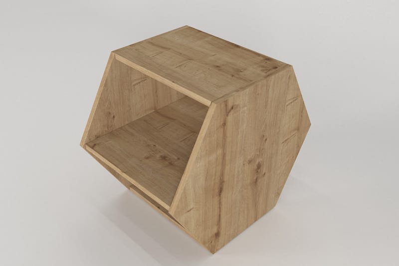 Kipera Sidobord 42,6x52,5 cm Brun/Svart - Hanah Home - Lampbord - Brickbord & småbord