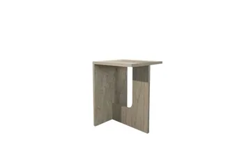 Kiros Sidobord 35x35 cm - Beige - Möbler - Bord & matgrupper - Avlastningsbord - Lampbord