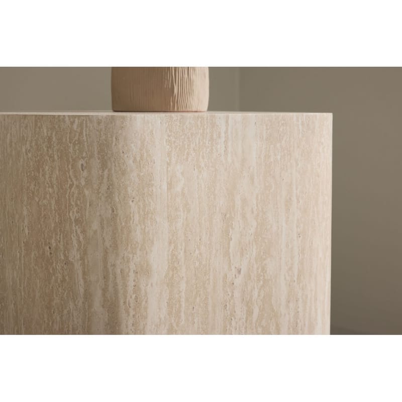 Klirou Sidobord 40 cm - Beige - Möbler - Bord & matgrupper - Avlastningsbord - Lampbord