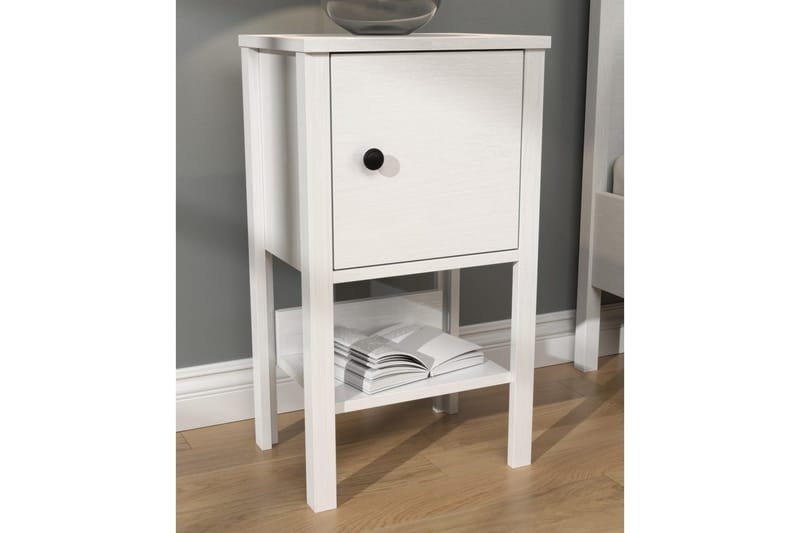 Konrul Sängbord 40 cm - Natur/Vit - Möbler - Bord & matgrupper - Avlastningsbord - Sängbord & nattduksbord