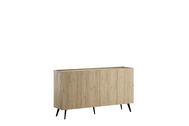 Konsol Bulskoll Ek, Mediumfärgat trä