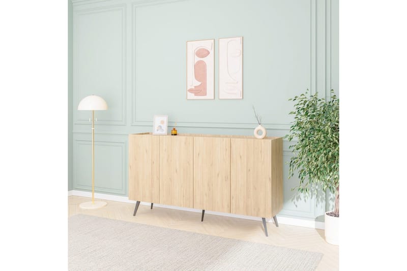 Konsol Bulskoll Ek - Mediumfärgat trä - Möbler - Bord & matgrupper - Avlastningsbord - Hallbord
