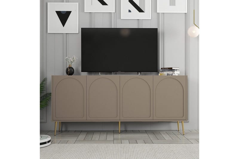 Konsol Hazim Atlas / Rany - Guld/Multifärgad - Möbler - Bord & matgrupper - Avlastningsbord - Hallbord