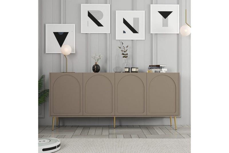 Konsol Hazim Atlas / Rany - Guld/Multifärgad - Möbler - Bord & matgrupper - Avlastningsbord - Hallbord