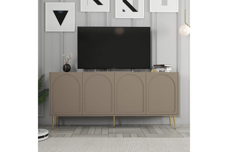 Konsol Hazim Atlas / Rany - Guld/Multifärgad - Möbler - Bord & matgrupper - Avlastningsbord - Hallbord
