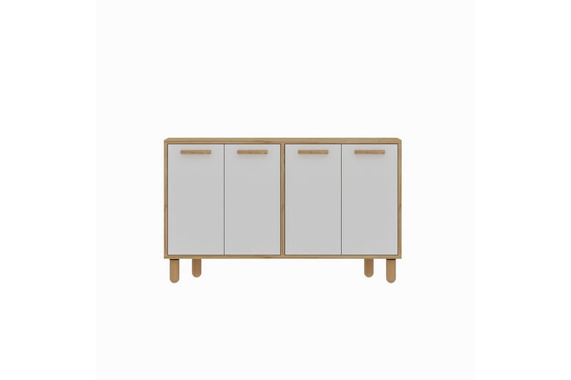 Konsol Hungirr Sudamalek / Vit - Sudamalek / Vit - Möbler - Bord & matgrupper - Avlastningsbord - Hallbord