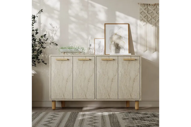 Konsol Hungirr Travertin - Travertin - Möbler - Bord & matgrupper - Avlastningsbord - Hallbord