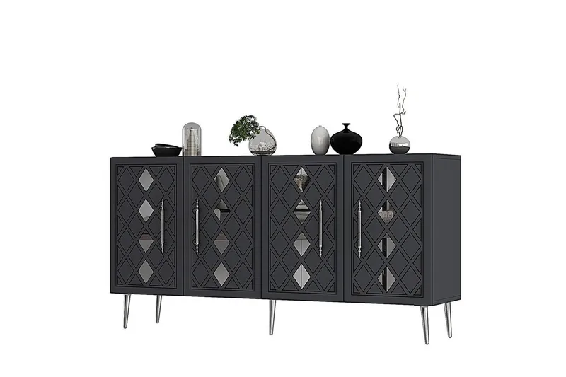 Konsol Ilna Antracit / Argentu, Antracit / Argentu