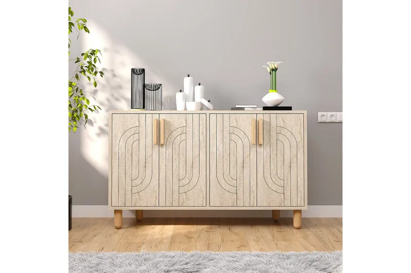 Konsol Januka Travertin - Travertin - Möbler - Bord & matgrupper - Avlastningsbord - Hallbord