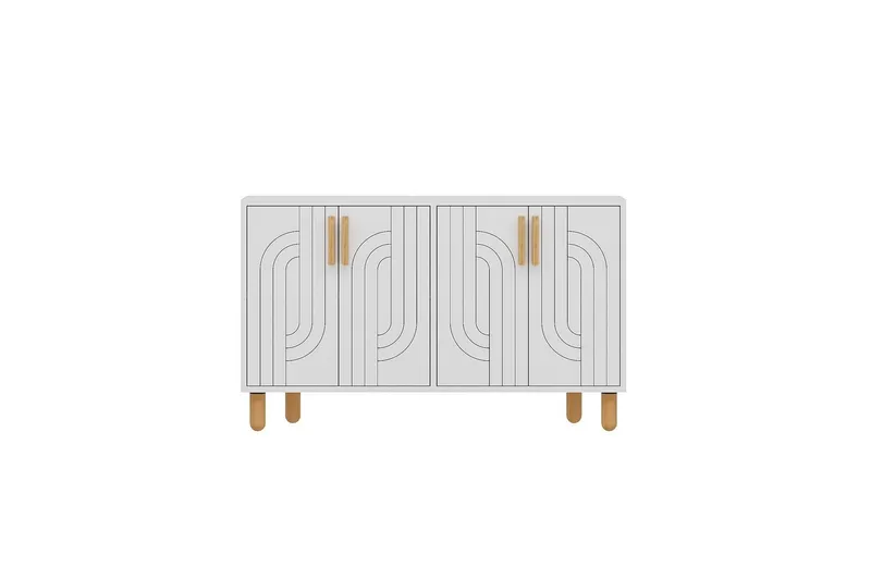 Konsol Januka Vit - Vit - Möbler - Bord & matgrupper - Avlastningsbord - Hallbord