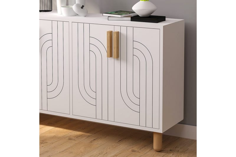 Konsol Januka Vit - Vit - Möbler - Bord & matgrupper - Avlastningsbord - Hallbord