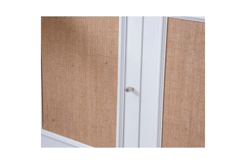 Konsol Jatinder Vit / Ek - Mediumfärgat trä/Vit - Möbler - Bord & matgrupper - Avlastningsbord - Hallbord