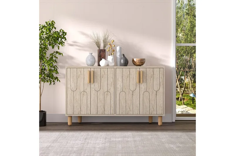 Konsol Masateru Travertin - Travertin - Möbler - Bord & matgrupper - Avlastningsbord - Hallbord