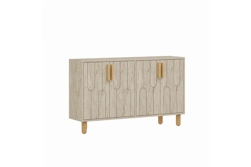 Konsol Masateru Travertin, Travertin