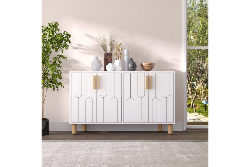 Konsol Masateru Vit - Vit - Möbler - Bord & matgrupper - Avlastningsbord - Hallbord