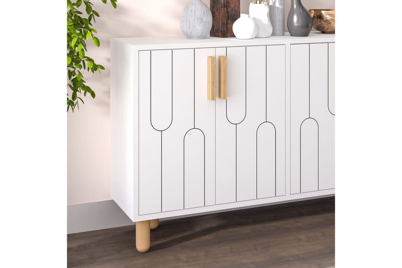 Konsol Masateru Vit - Vit - Möbler - Bord & matgrupper - Avlastningsbord - Hallbord